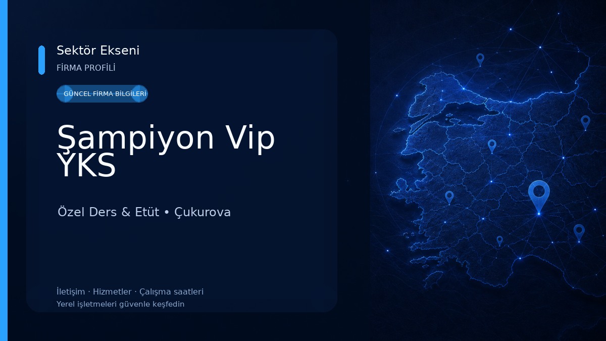 Şampiyon Vip YKS Özel Ders & Etüt