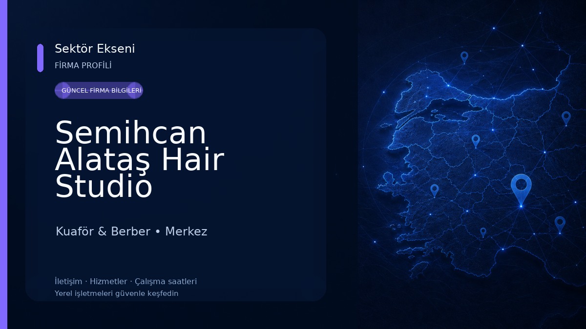 Semihcan Alataş Hair Studio Kuaför & Berber