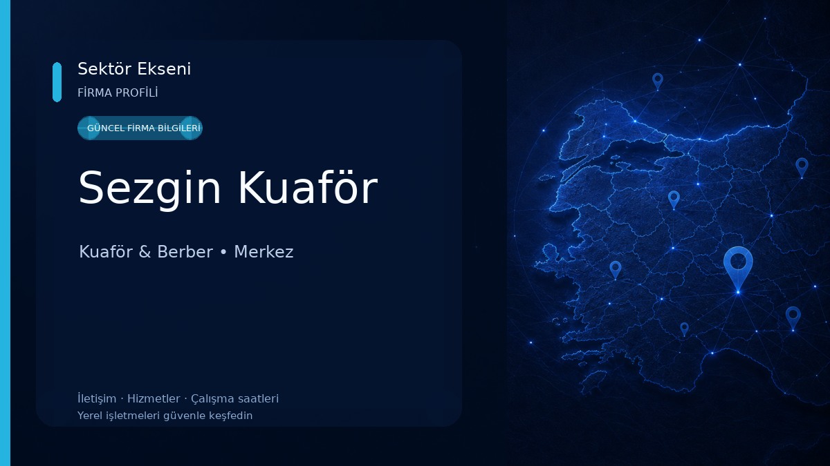 Sezgin Kuaför Kuaför & Berber