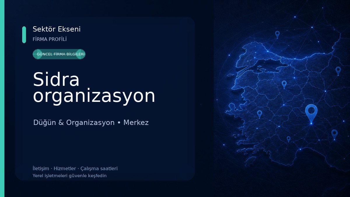 Sidra organizasyon 