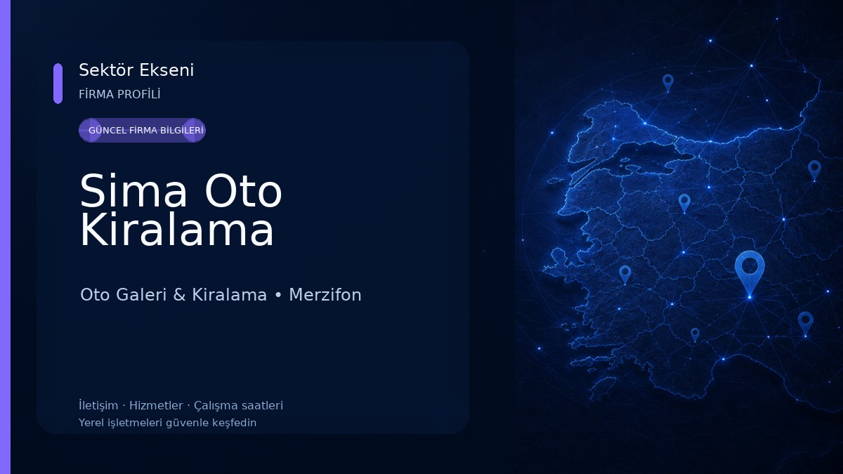 Sima Oto Kiralama Oto Galeri & Kiralama
