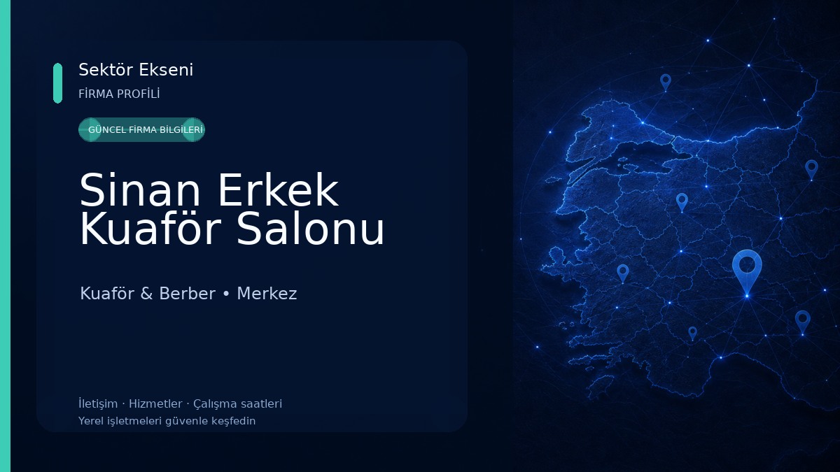 Sinan Erkek Kuaför Salonu