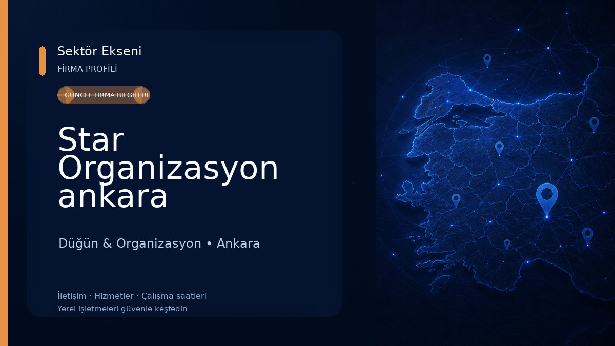 Star Organizasyon ankara Düğün & Organizasyon
