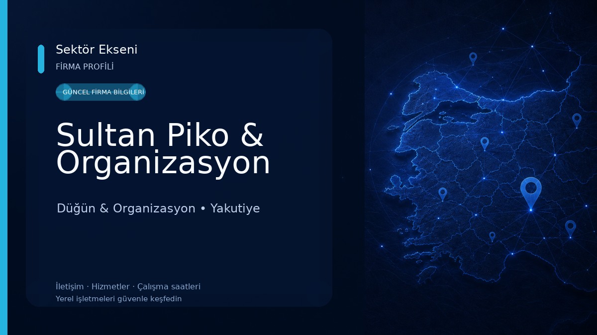 Sultan Piko & Organizasyon Düğün & Organizasyon