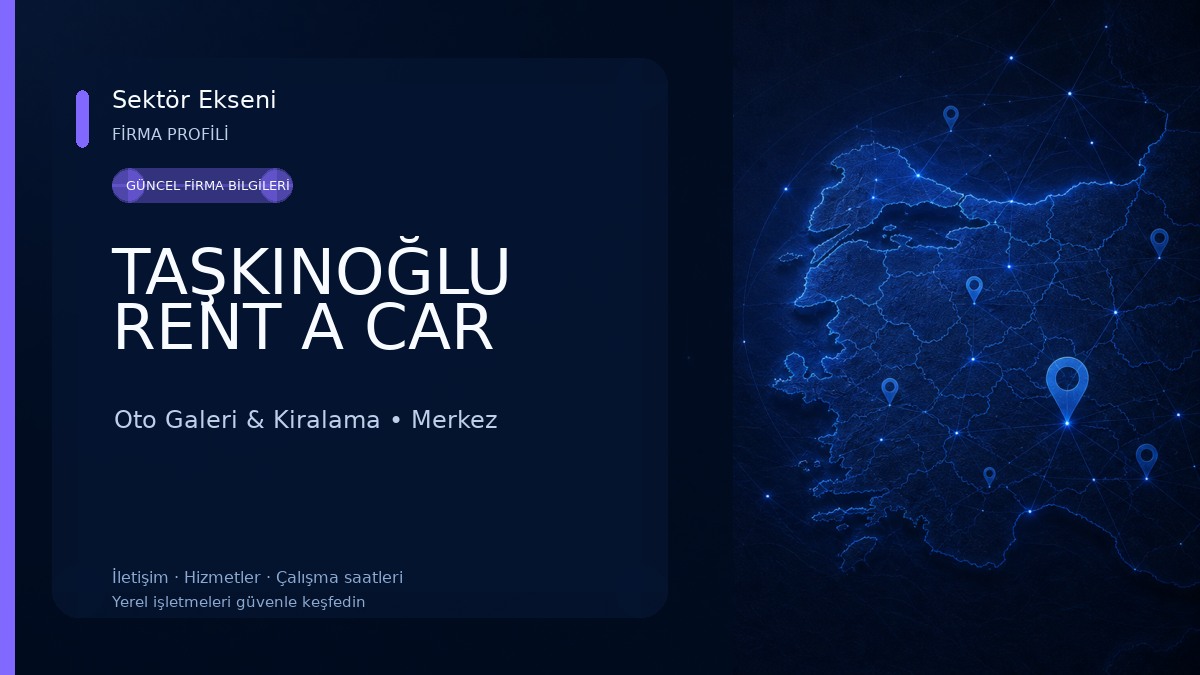 TAŞKINOĞLU RENT A CAR Oto Galeri & Kiralama