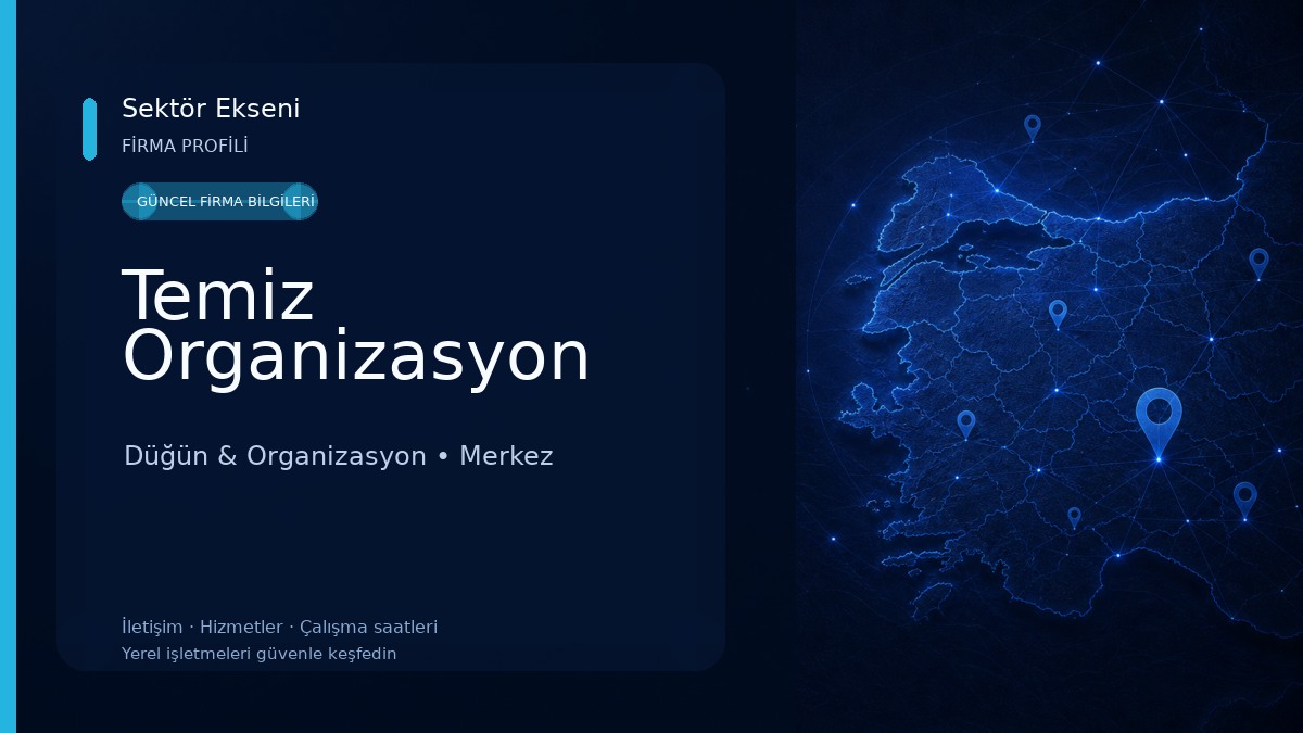 Temiz Organizasyon Düğün & Organizasyon