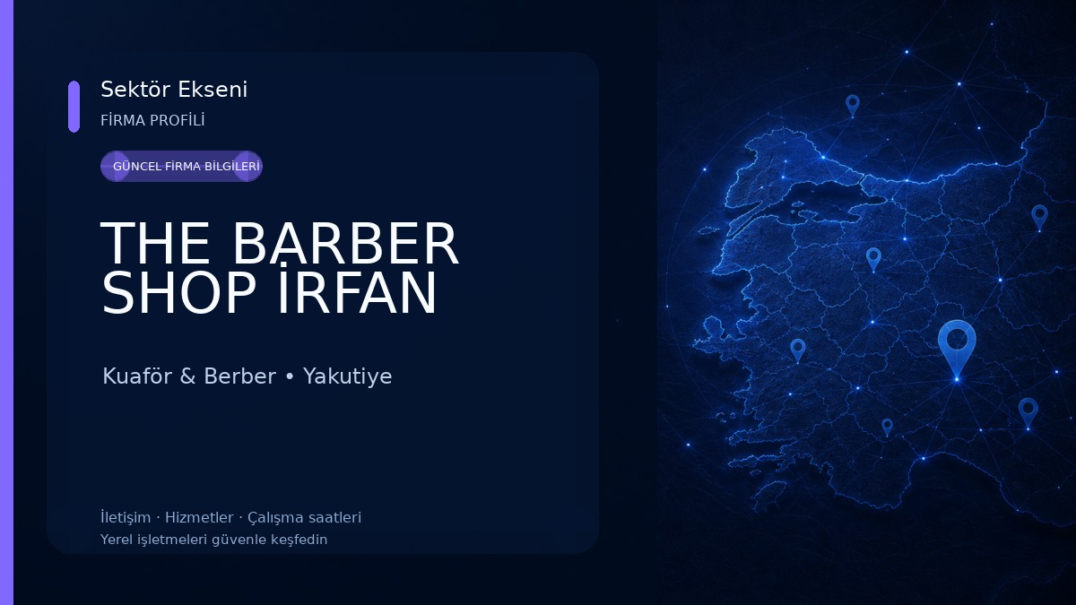 THE BARBER SHOP İRFAN Kuaför & Berber