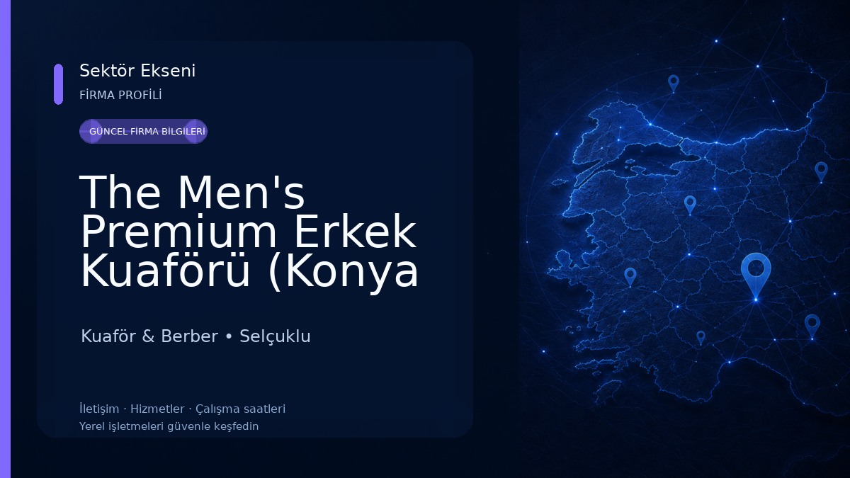 The Men's Premium Erkek Kuaförü (Konya Protez Saç Merkezi) Konya Erkek Kuaförü 
