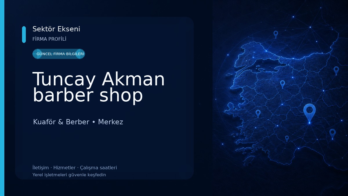Tuncay Akman barber shop Kuaför & Berber