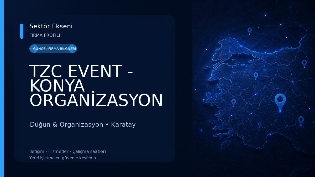 TZC EVENT - KONYA ORGANİZASYON ETKİNLİK DÜĞÜN NİŞAN DOĞUM GÜNÜ TOPLANTI LED EKRAN KURUMSAL ORGANİZASYON 