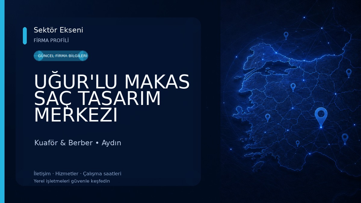 UĞUR'LU MAKAS SAÇ TASARIM MERKEZI Kuaför & Berber