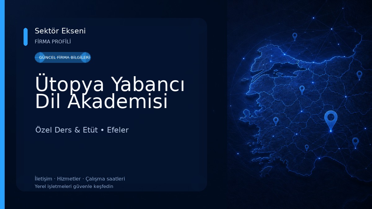 Ütopya Yabancı Dil Akademisi Özel Ders & Etüt