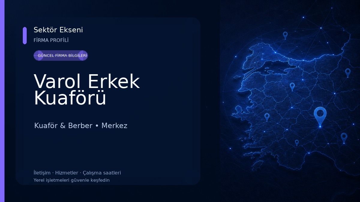 Varol Erkek Kuaförü Kuaför & Berber