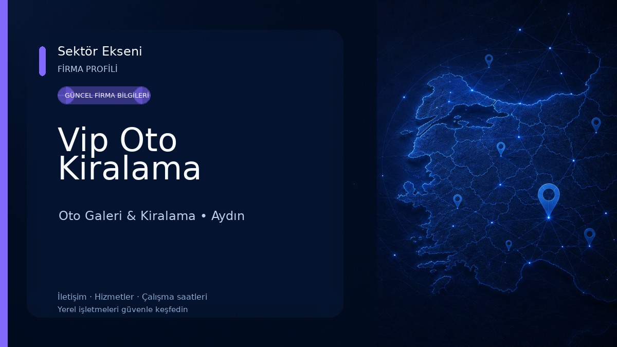 Vip Oto Kiralama Oto Galeri & Kiralama