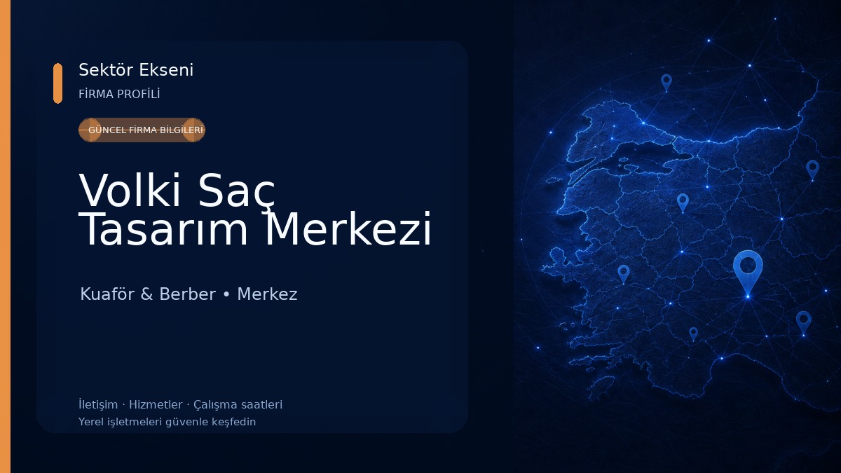 Volki Saç Tasarım Merkezi Kuaför & Berber
