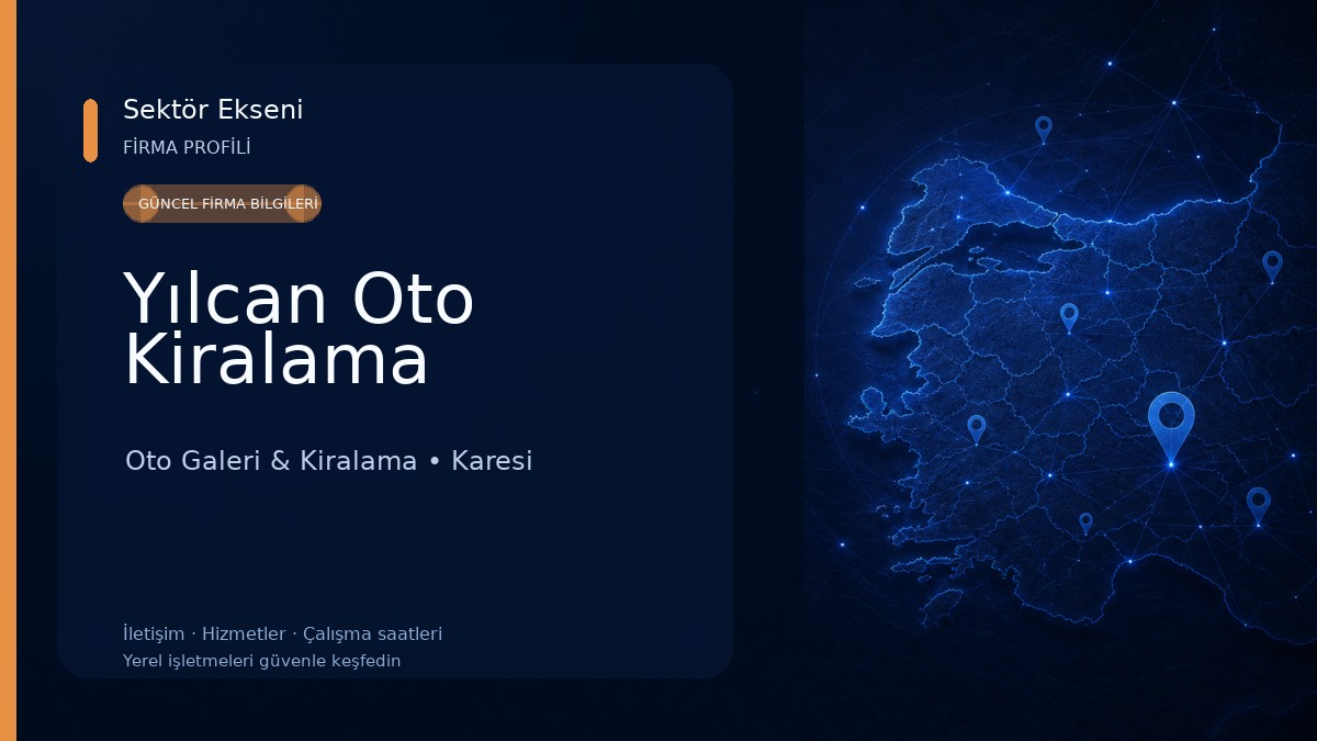 Yılcan Oto Kiralama Oto Galeri & Kiralama