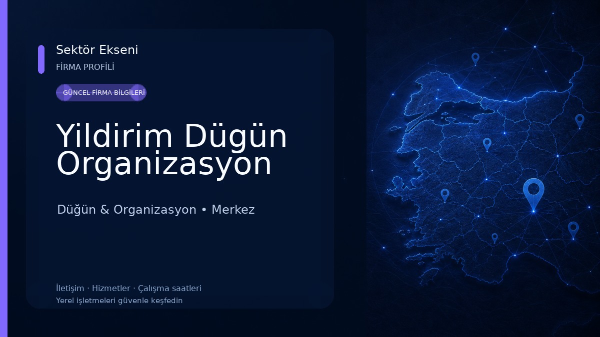 Yildirim Dügün Organizasyon Düğün & Organizasyon