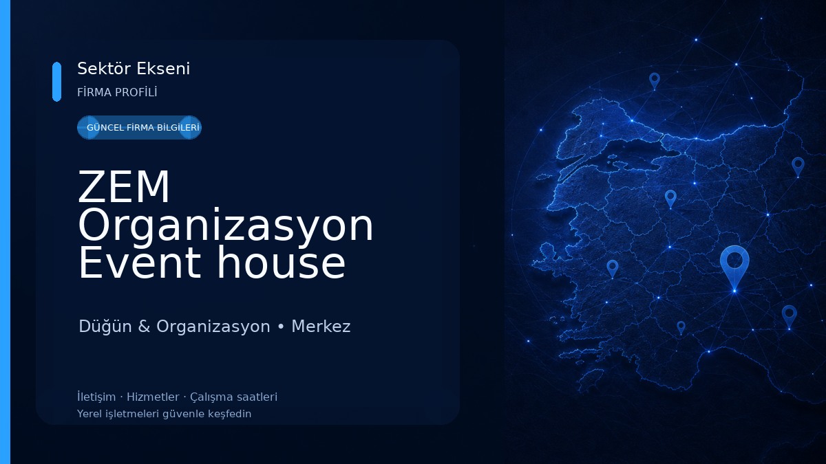 ZEM Organizasyon Event house Düğün & Organizasyon