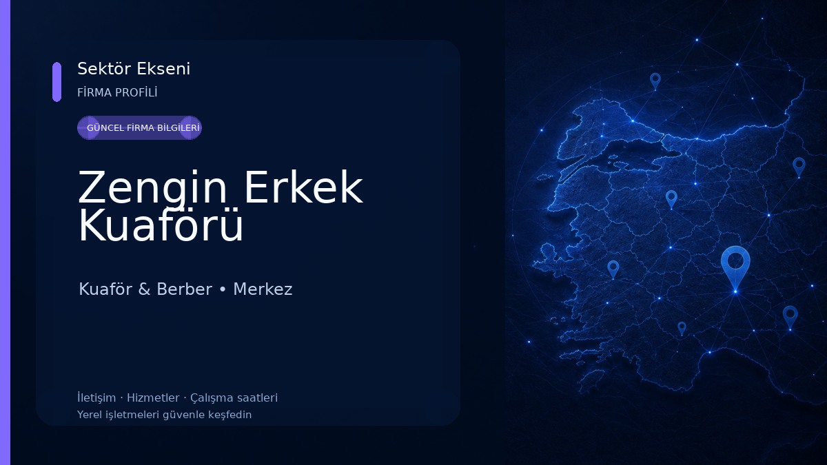 Zengin Erkek Kuaförü