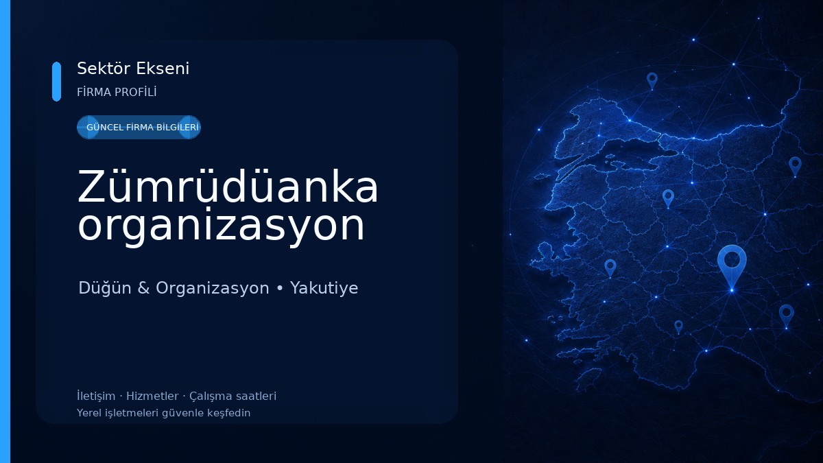 Zümrüdüanka organizasyon Düğün & Organizasyon